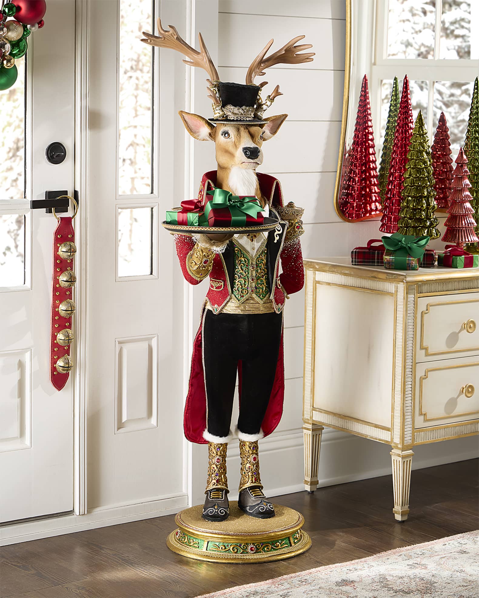 Christmas Ball Reindeer Butler 48-Inch by Katherine's Collection