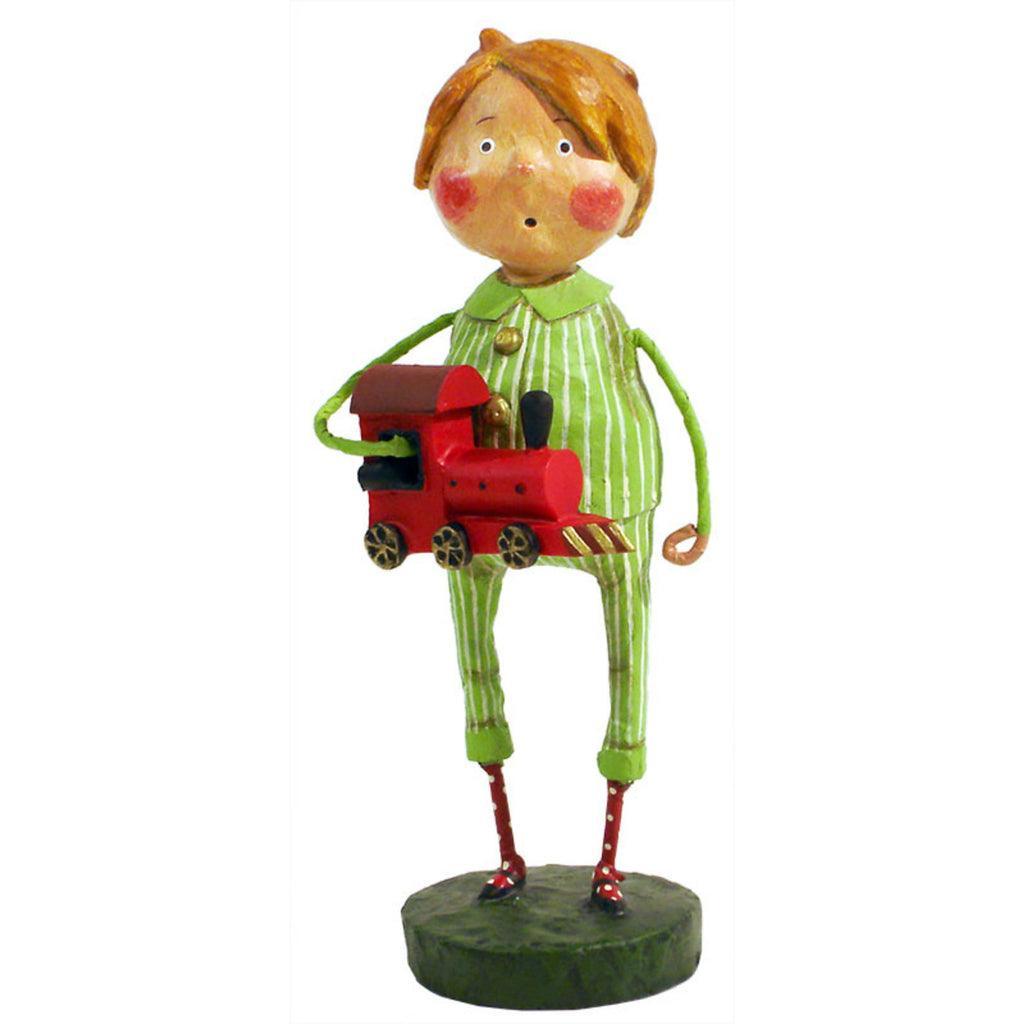 Choo Choo MaGoo Holiday Lori Mitchell Collectible Figurine - RETIRED