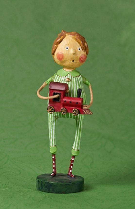 Choo Choo MaGoo Holiday Lori Mitchell Collectible Figurine - RETIRED