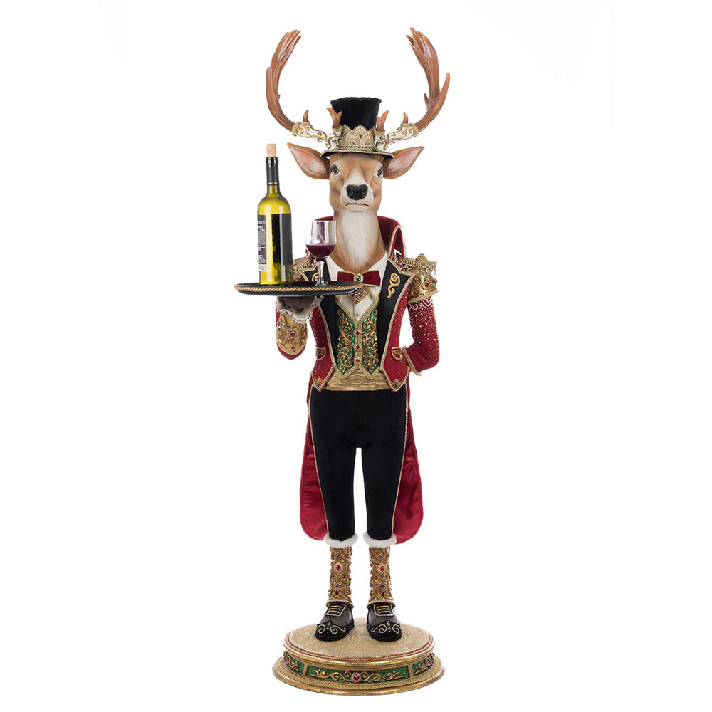 Christmas Ball Reindeer Butler 48-Inch by Katherine's Collection
