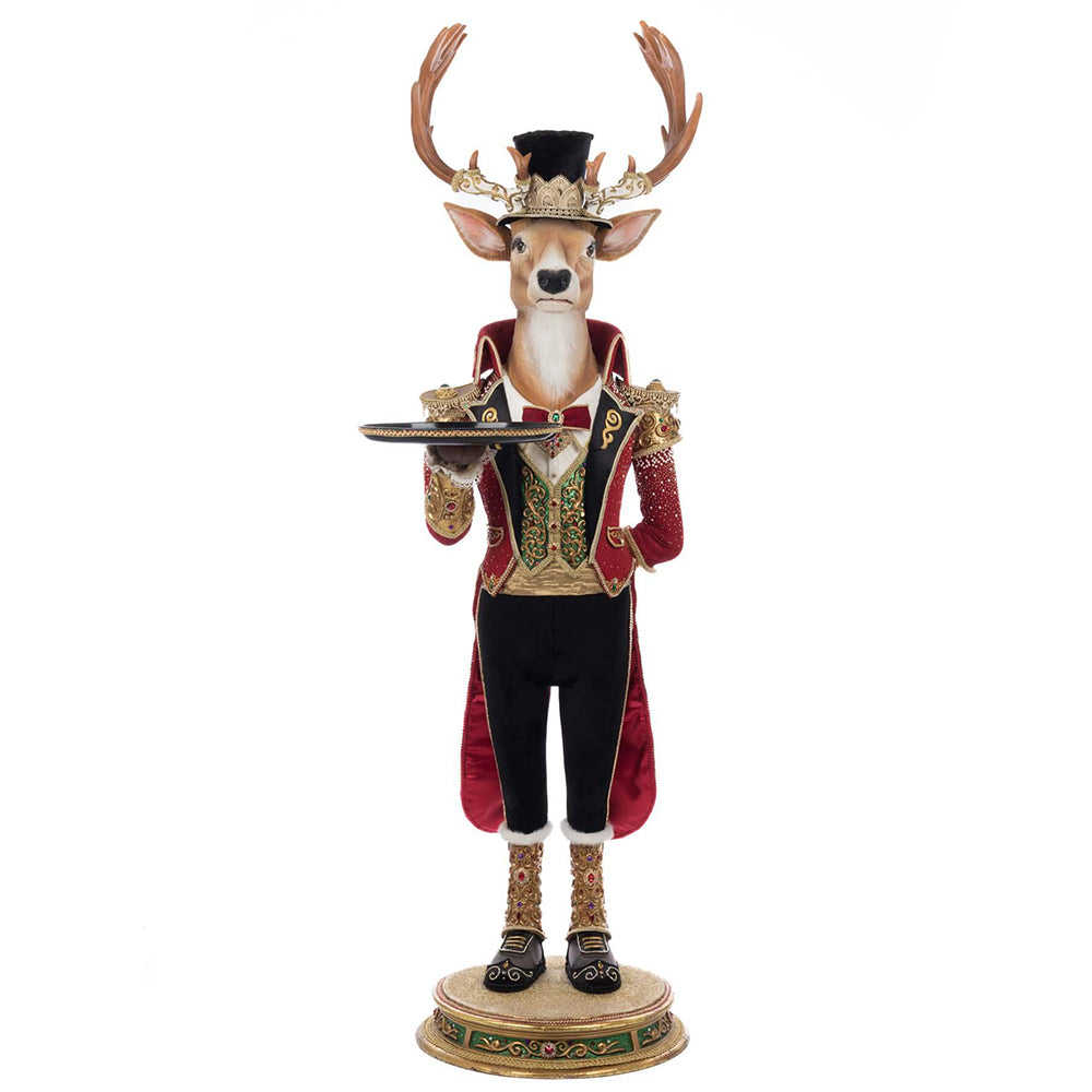 Christmas Ball Reindeer Butler 48-Inch by Katherine's Collection
