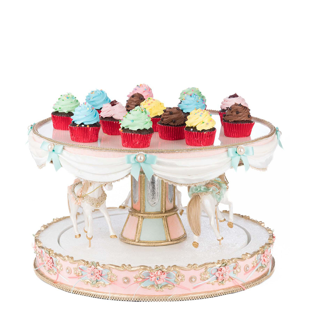 Joyeux Noel Carousel Server by Katherine's Collection