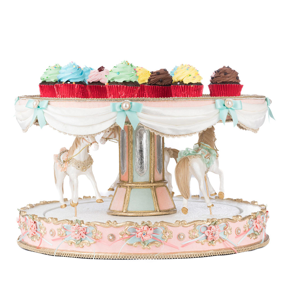 Joyeux Noel Carousel Server by Katherine's Collection